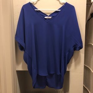 🚫 *SOLD* 🚫 Oversized Blue Shirt